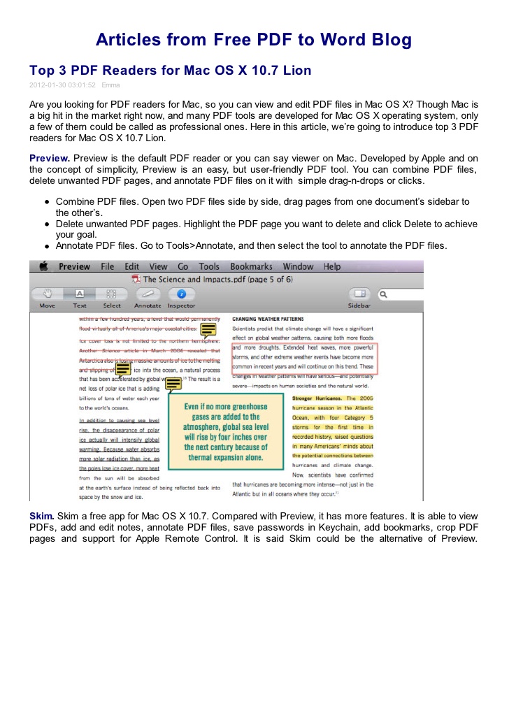 Pages for os x 10.7