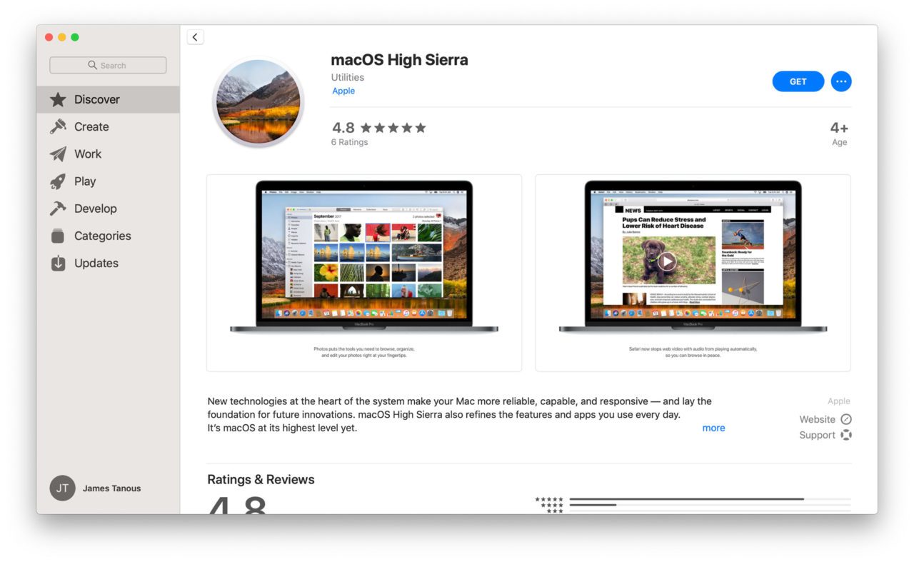 Mac high sierra installer download
